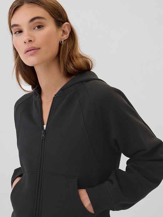 Image number 4 showing, Relaxed Fleece Zip Hoodie