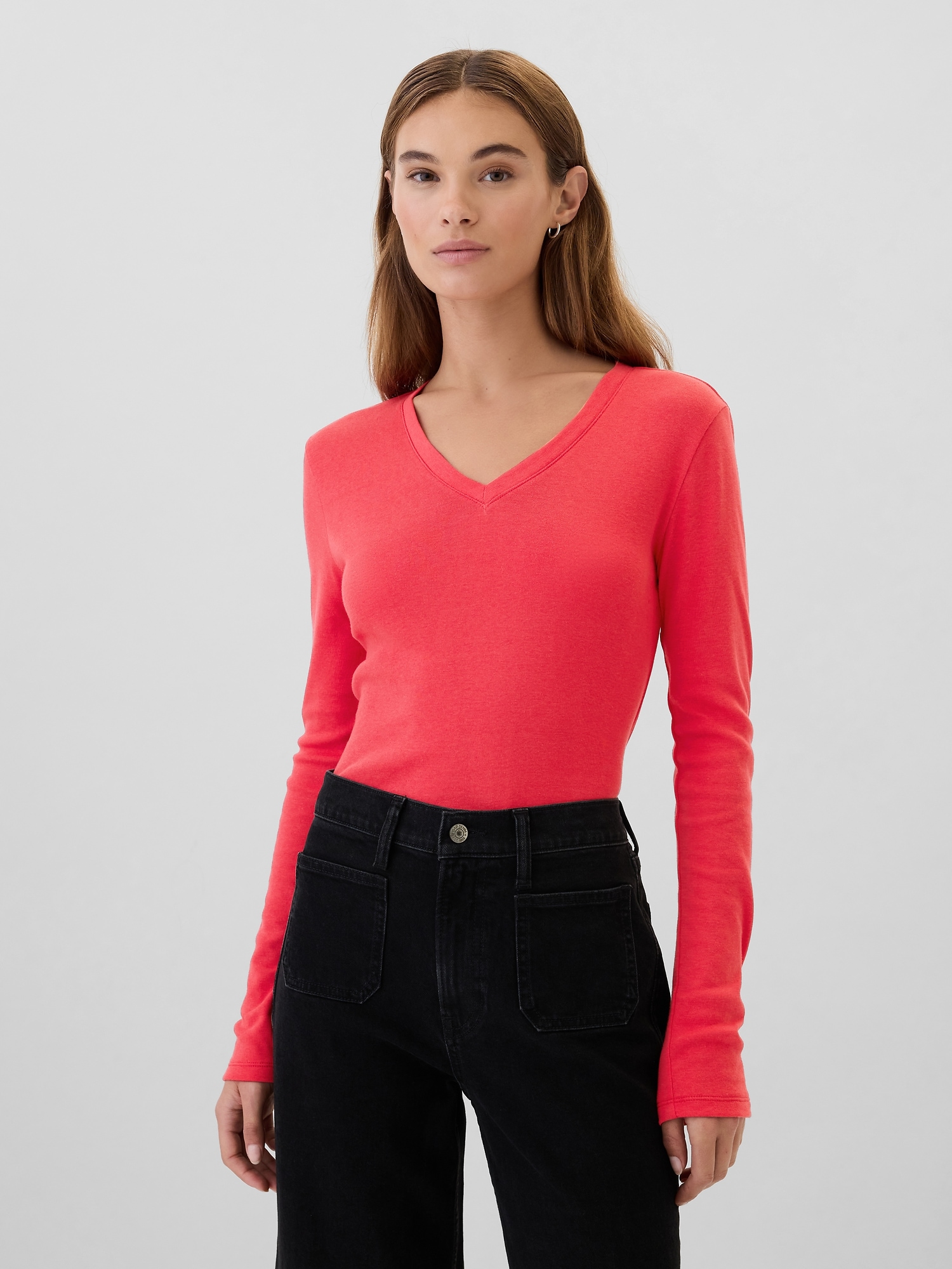 Favorite V-Neck T-Shirt - Red