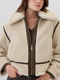 Relaxed Sherpa Coat