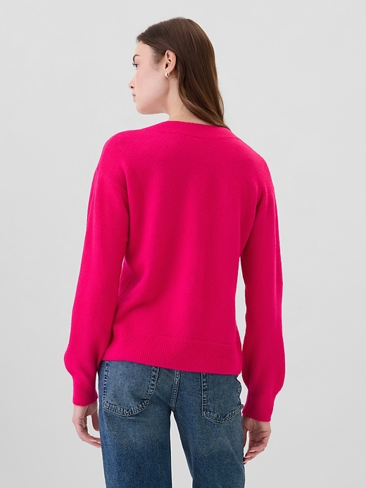 Relaxed V-Neck Sweater | Gap Factory