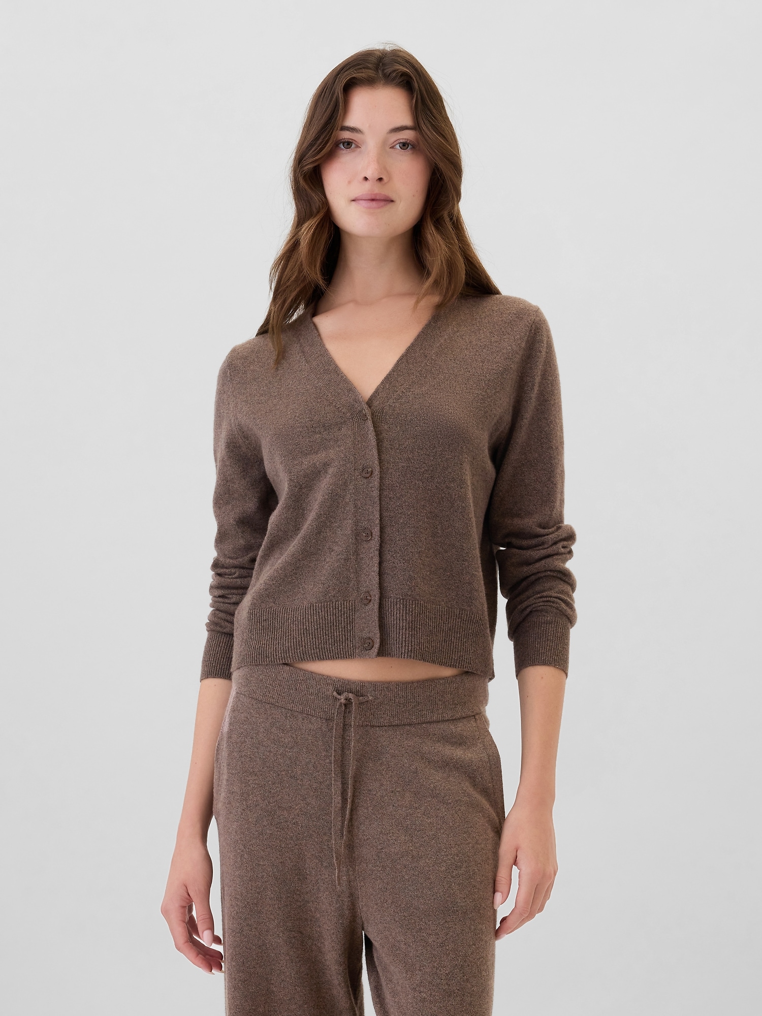 CashSoft V-Neck Cardigan