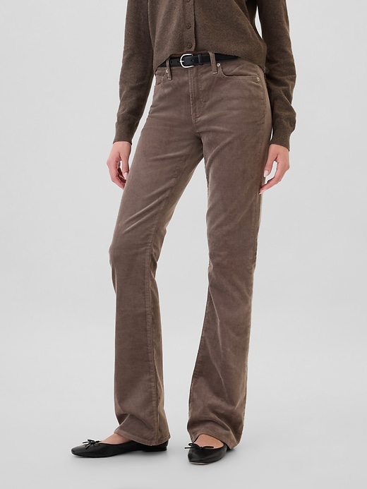 Image number 2 showing, Mid Rise Baby Boot Corduroy Pants
