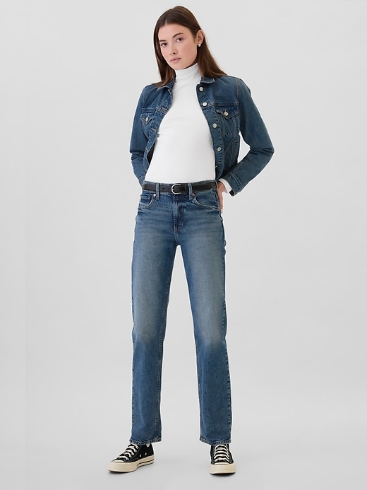 Image number 3 showing, Ribbed Turtleneck T-Shirt