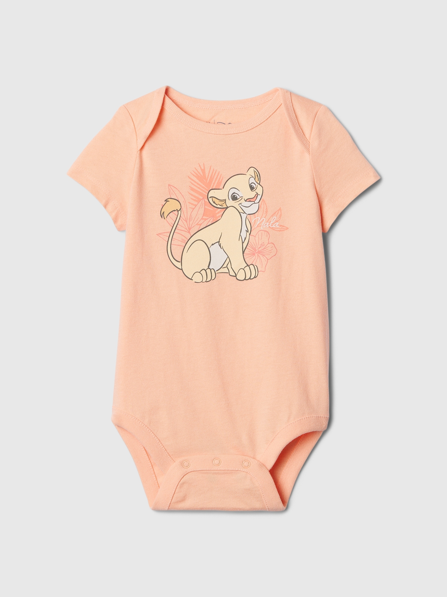 Gap Factory Babygap Disney The Lion King Graphic Bodysuit Peach Parfait Size Up to 7lb