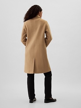 Relaxed Long Topcoat Gap Factory