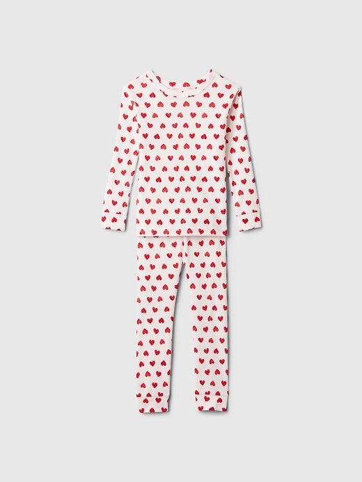 Image number 1 showing, babyGap 100% Organic Cotton Heart PJ Set