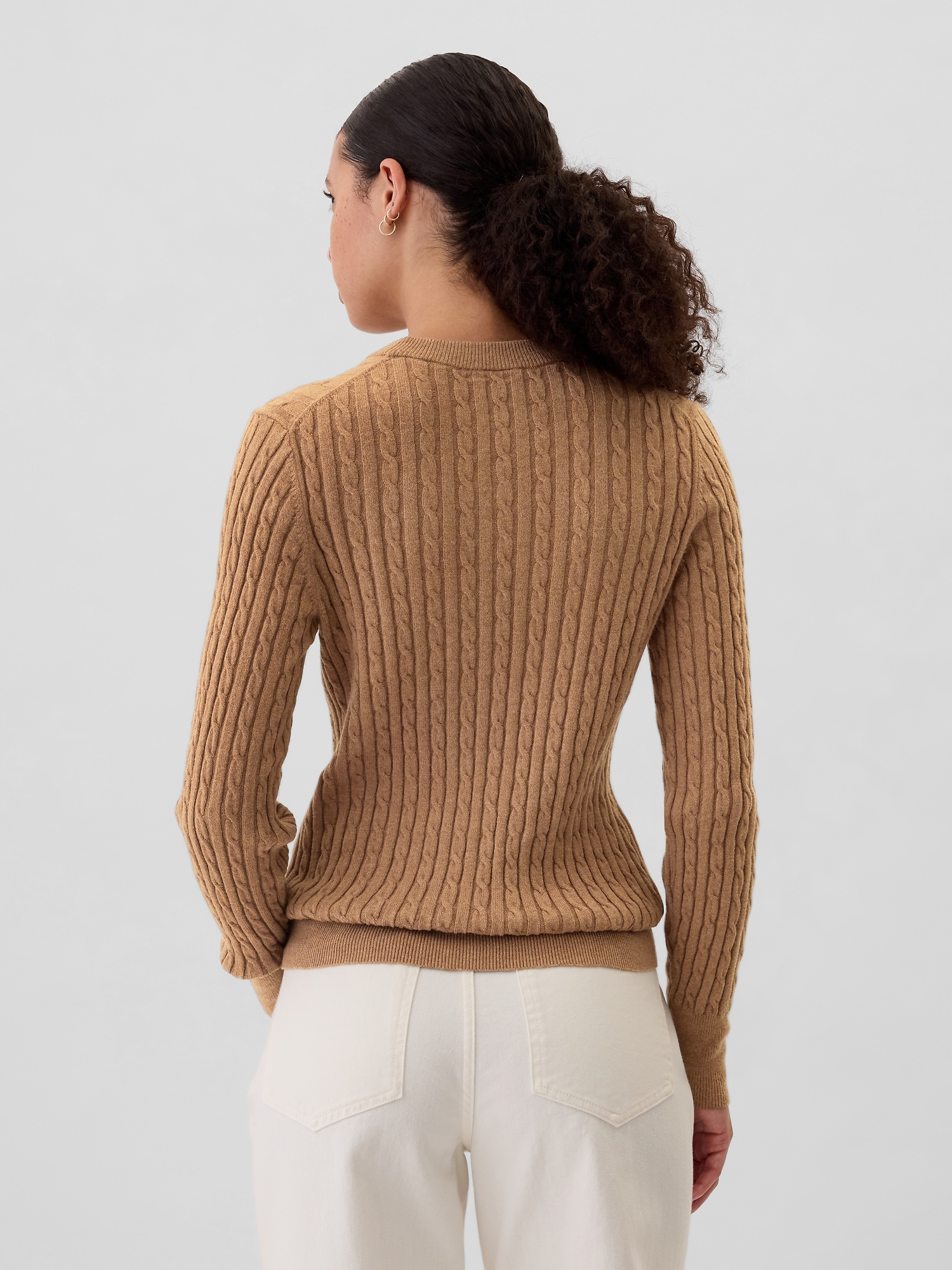 CashSoft Cable-Knit Crewneck Sweater | Gap Factory CashSoft Cable-Knit Crewneck Sweater | Gap Factory