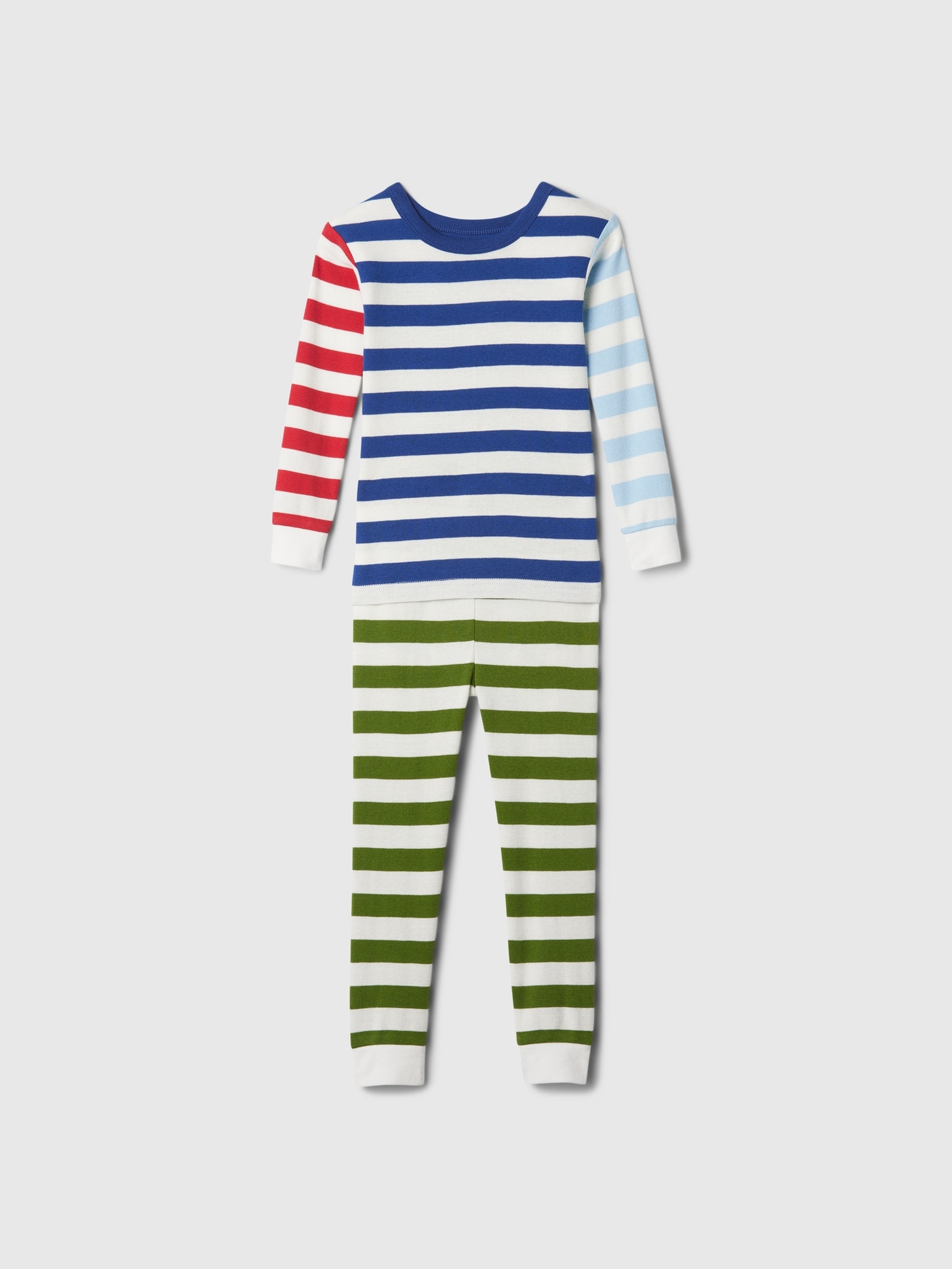 babyGap 100 Organic Cotton Stripe PJ Set Gap Factory
