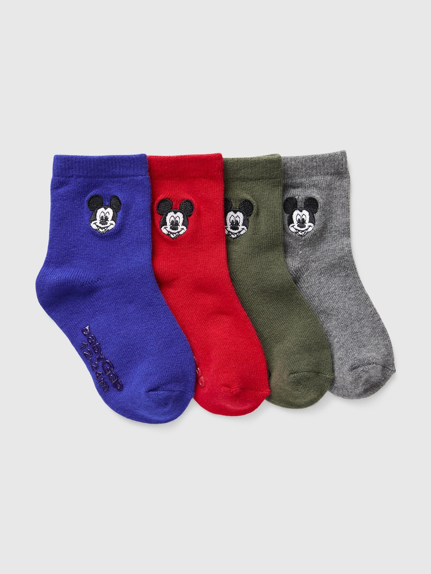 babyGap &amp;#124 Disney Mickey Mouse Crew Socks (4-Pack)