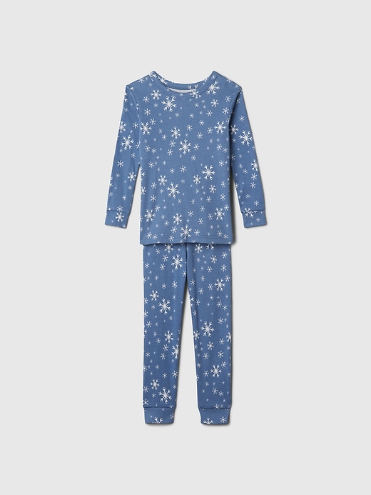 Image number 1 showing, Kids & babyGap 100% Organic Cotton Snowflake PJ Set