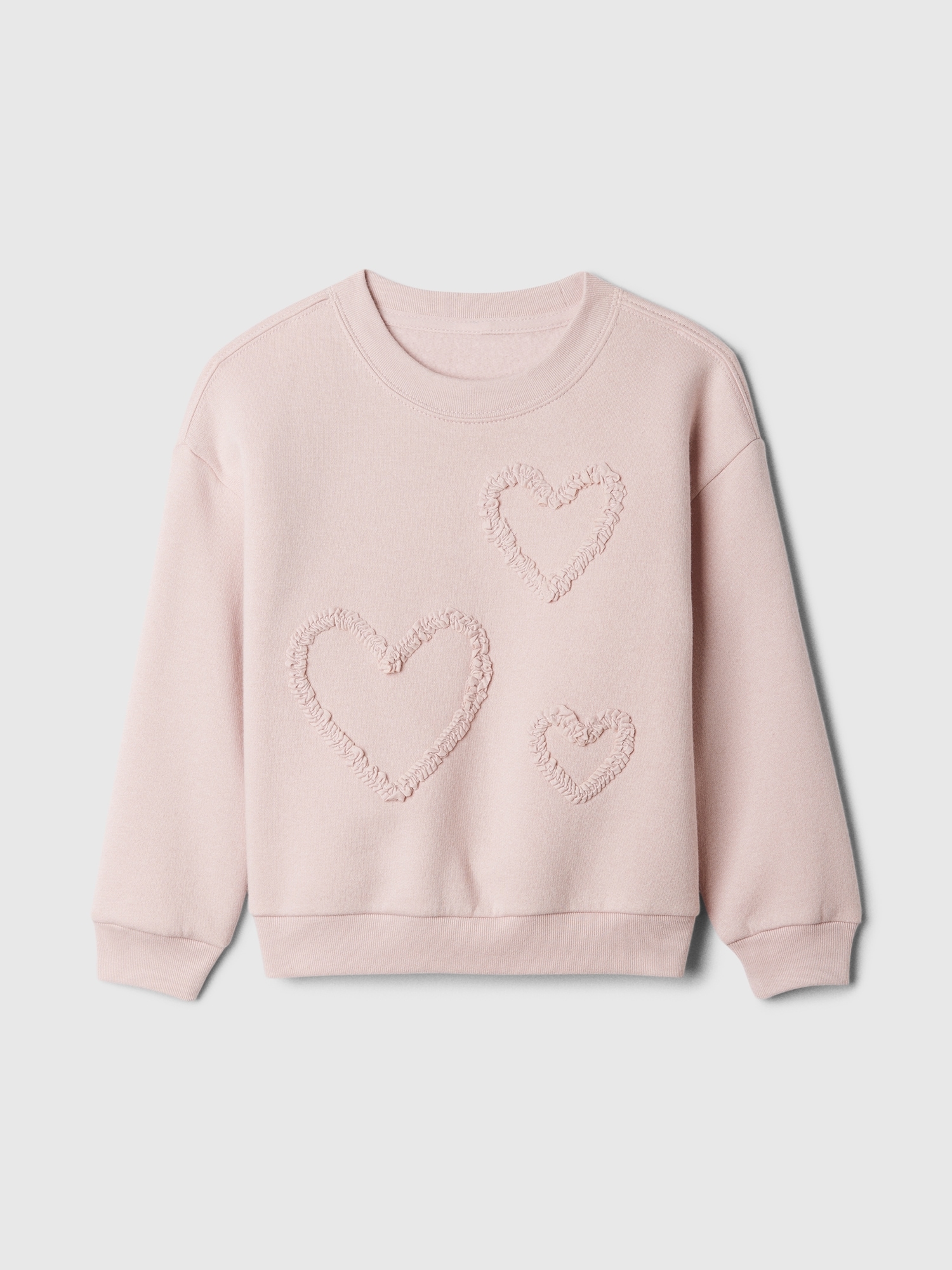 Gap Factory Babygap 3D Graphic Sweatshirt Primitive Pink Size 4 Yrs