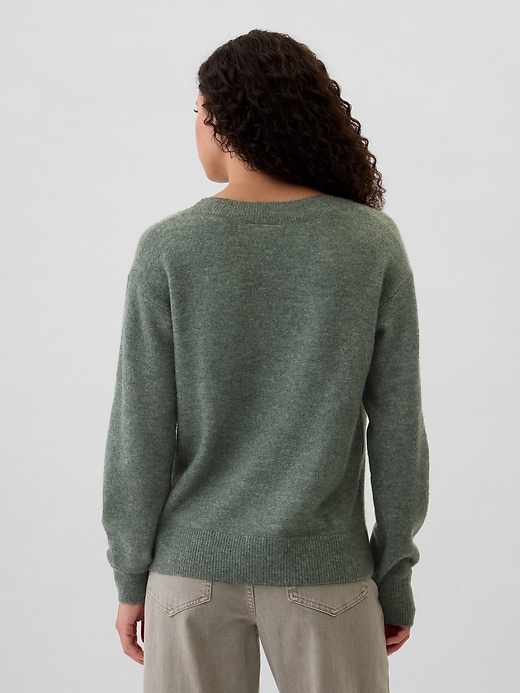 Image number 2 showing, Relaxed V-Neck Sweater