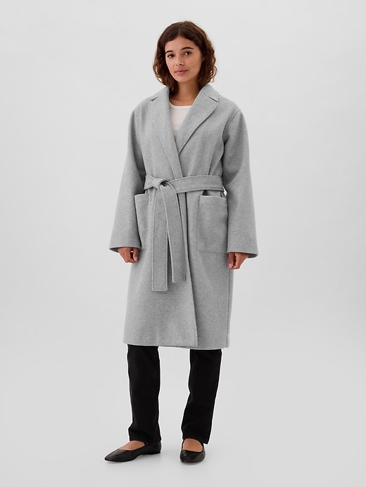 Image number 3 showing, Relaxed Wrap Topcoat