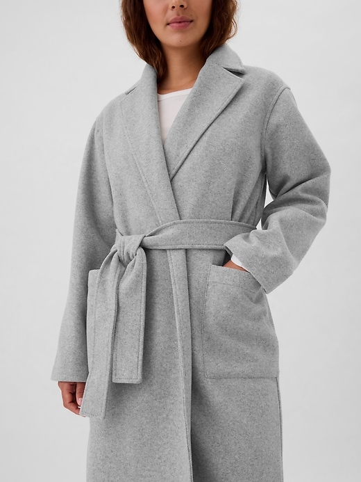 Image number 4 showing, Relaxed Wrap Topcoat