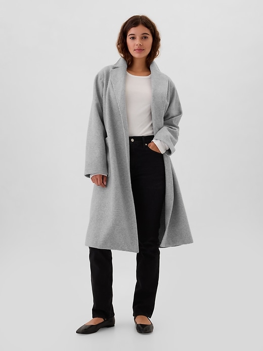 Image number 1 showing, Relaxed Wrap Topcoat