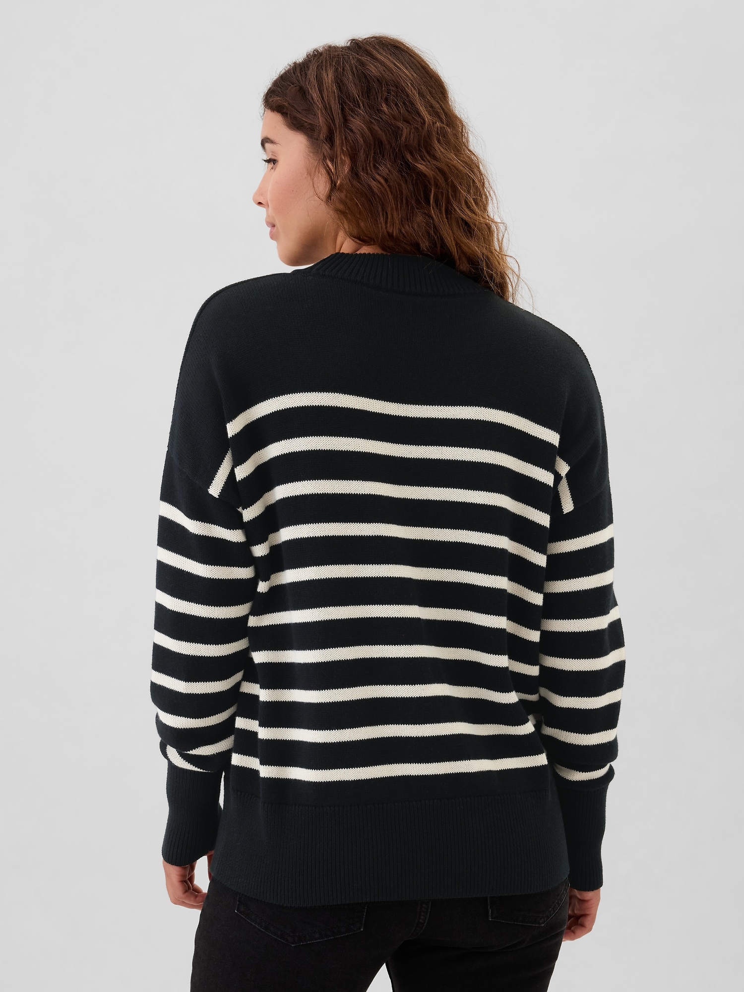 RRL Ralph Lauren Blackindigo Stripe Sweater Men's #DL 21C | eBay