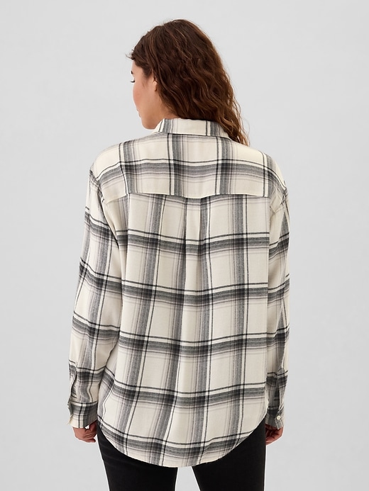 Plaid Flannel Big Shirt