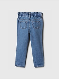 babyGap Leopard Print Paperbag Mom Jeans