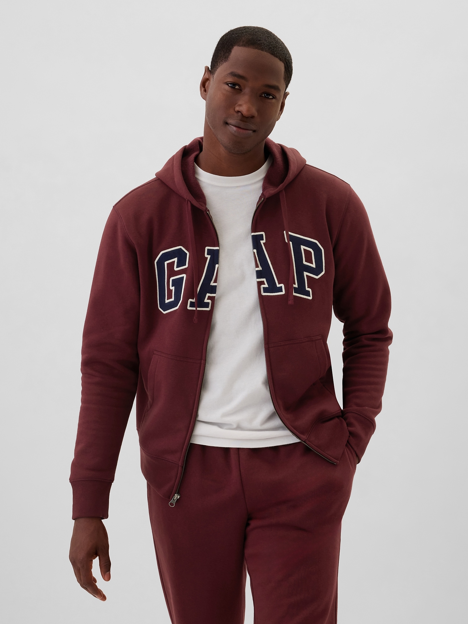 Gap Logo Zip Hoodie