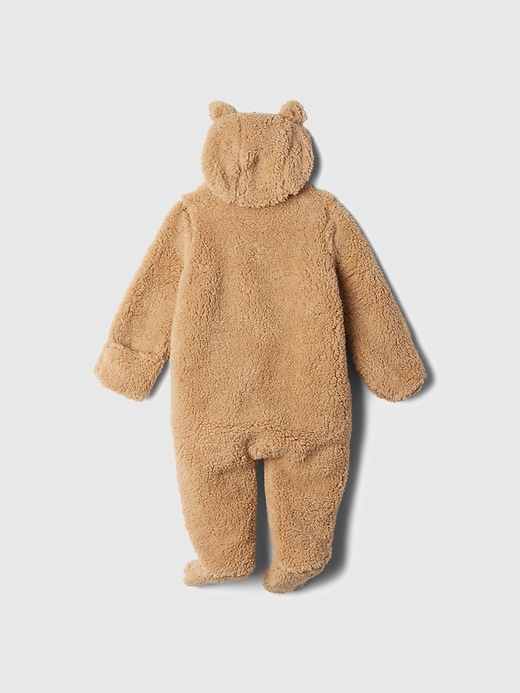 Image number 3 showing, Baby Sherpa Hoodie One-Piece