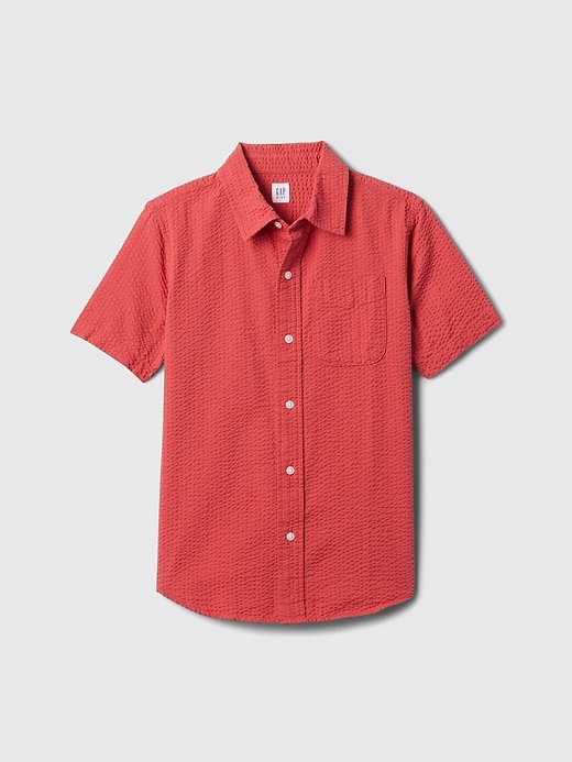 Image number 1 showing, Kids Seersucker Shirt