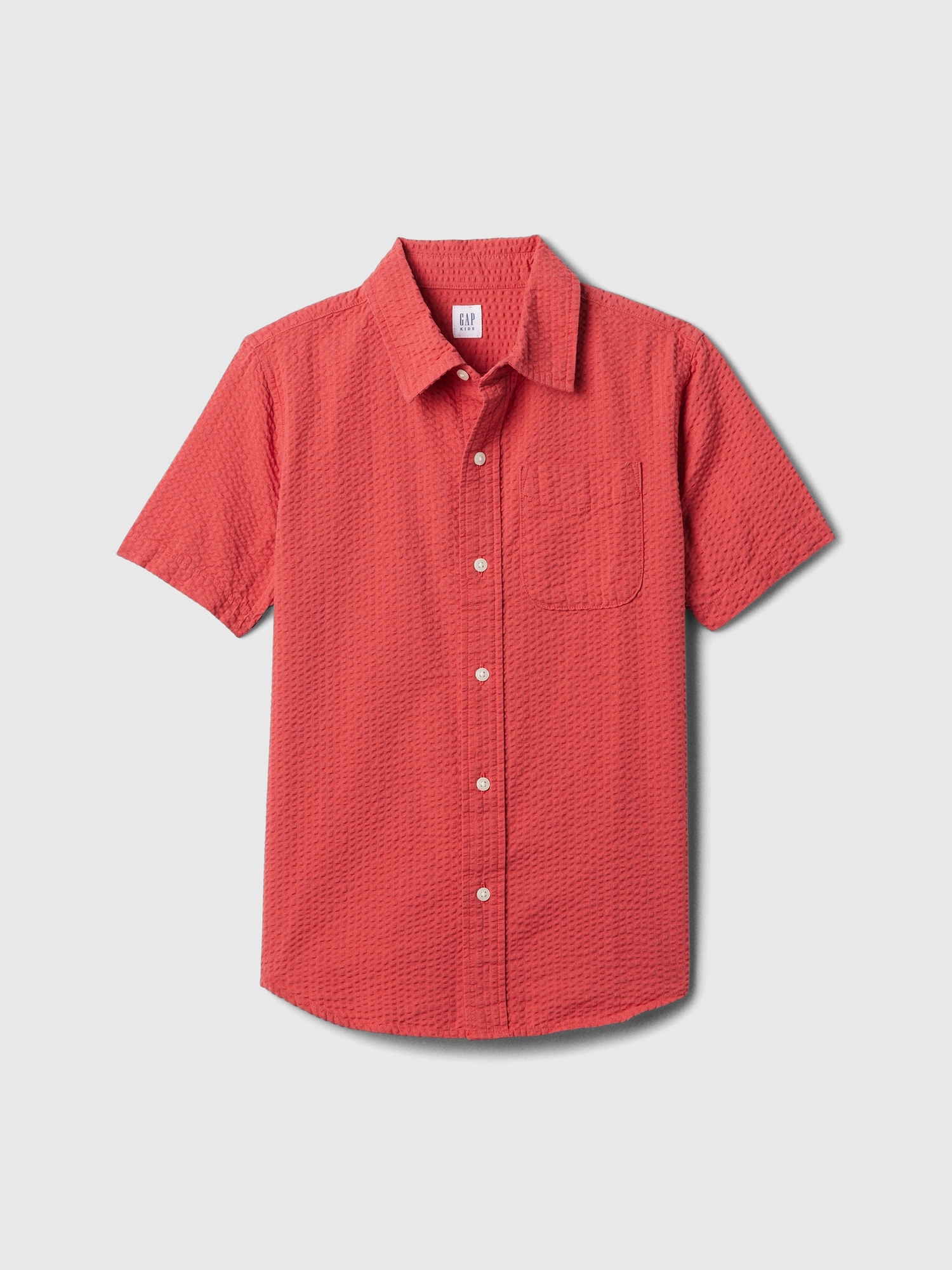 Kids Seersucker Shirt