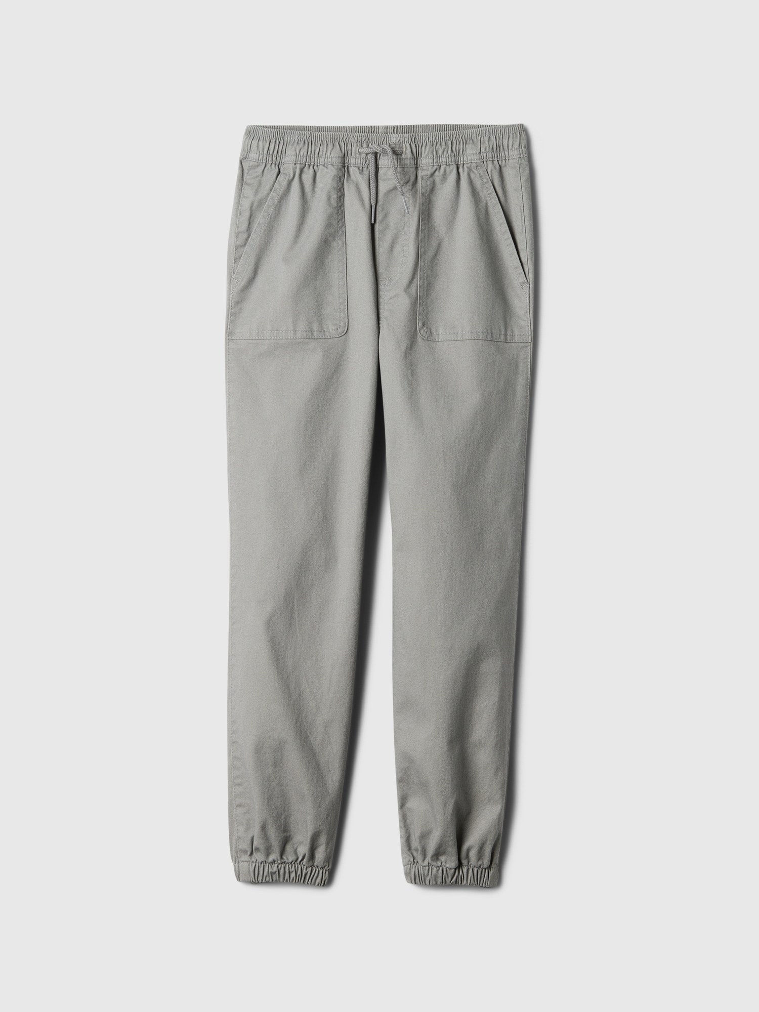 Kids Twill Joggers - Gray