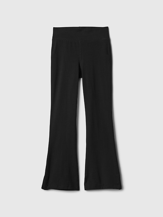 Image number 1 showing, Kids Stretch Jersey Flare Leggings