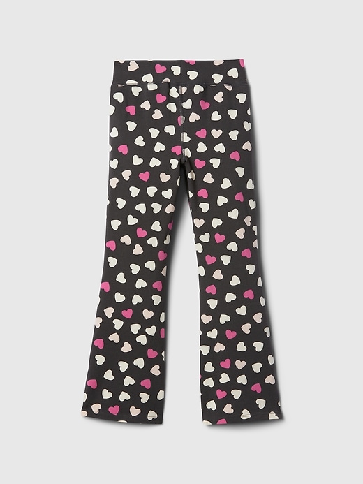 Image number 2 showing, Kids Stretch Jersey Flare Leggings