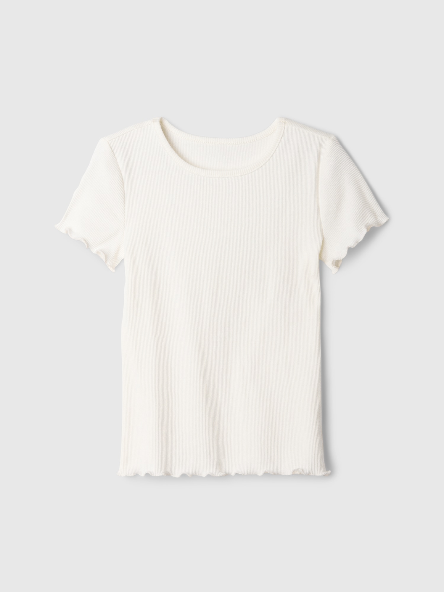 Ribbed Lettuce Hem Tops | Gap Factory