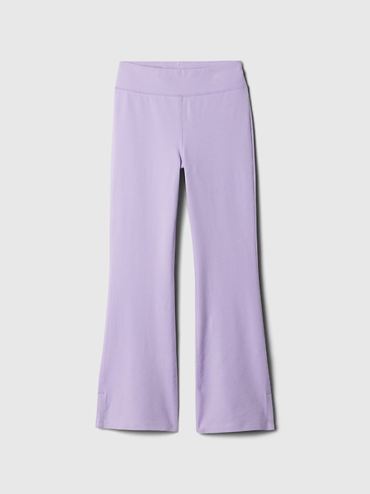 Image number 1 showing, Kids Stretch Jersey Flare Leggings