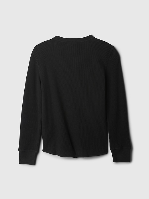 Image number 2 showing, Kids Waffle-Knit Crewneck T-Shirt
