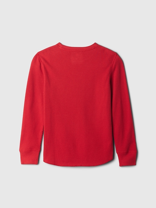 Image number 2 showing, Kids Waffle-Knit Crewneck T-Shirt