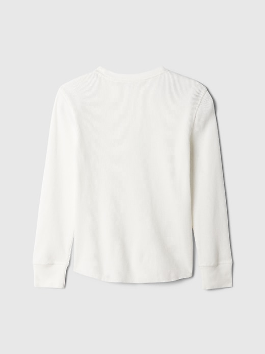 Image number 2 showing, Kids Waffle-Knit Crewneck T-Shirt