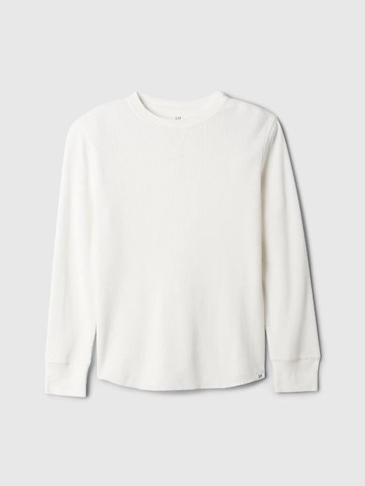 Image number 1 showing, Kids Waffle-Knit Crewneck T-Shirt