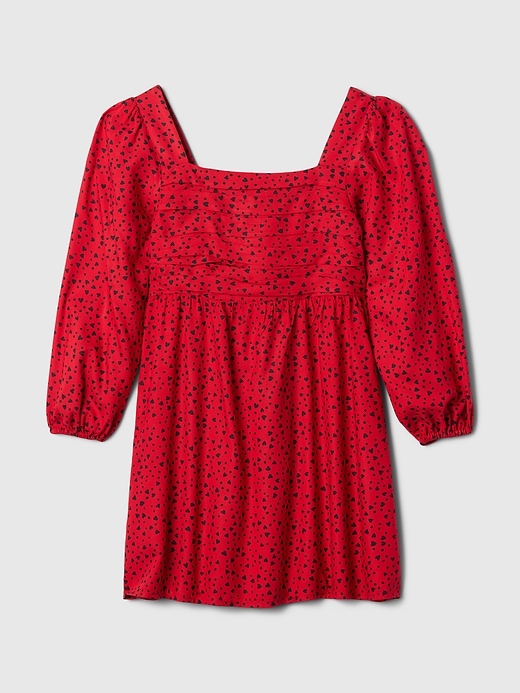 Image number 1 showing, Kids Print Puff Sleeve Dress