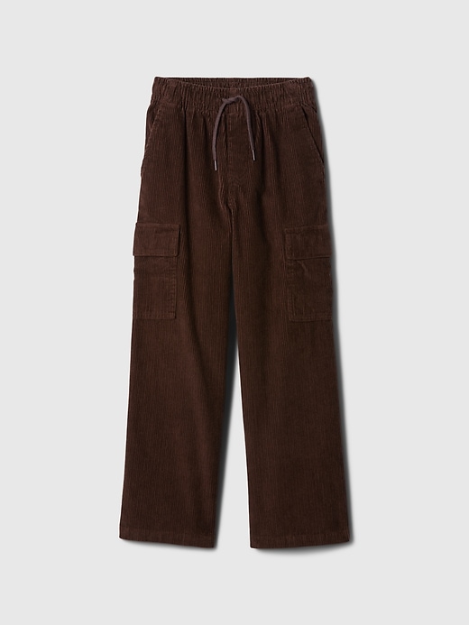 Image number 1 showing, Kids Corduroy Cargo Pull-On Pants
