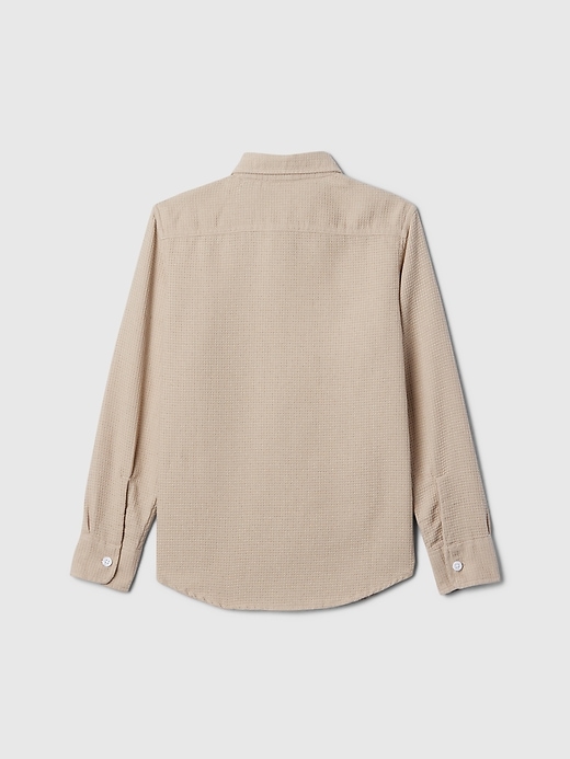 Image number 2 showing, Kids Waffle-Knit Shirt