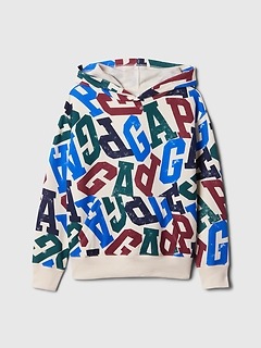 Kids Relaxed Gap Logo Colorblock Hoodie | Gap Factory