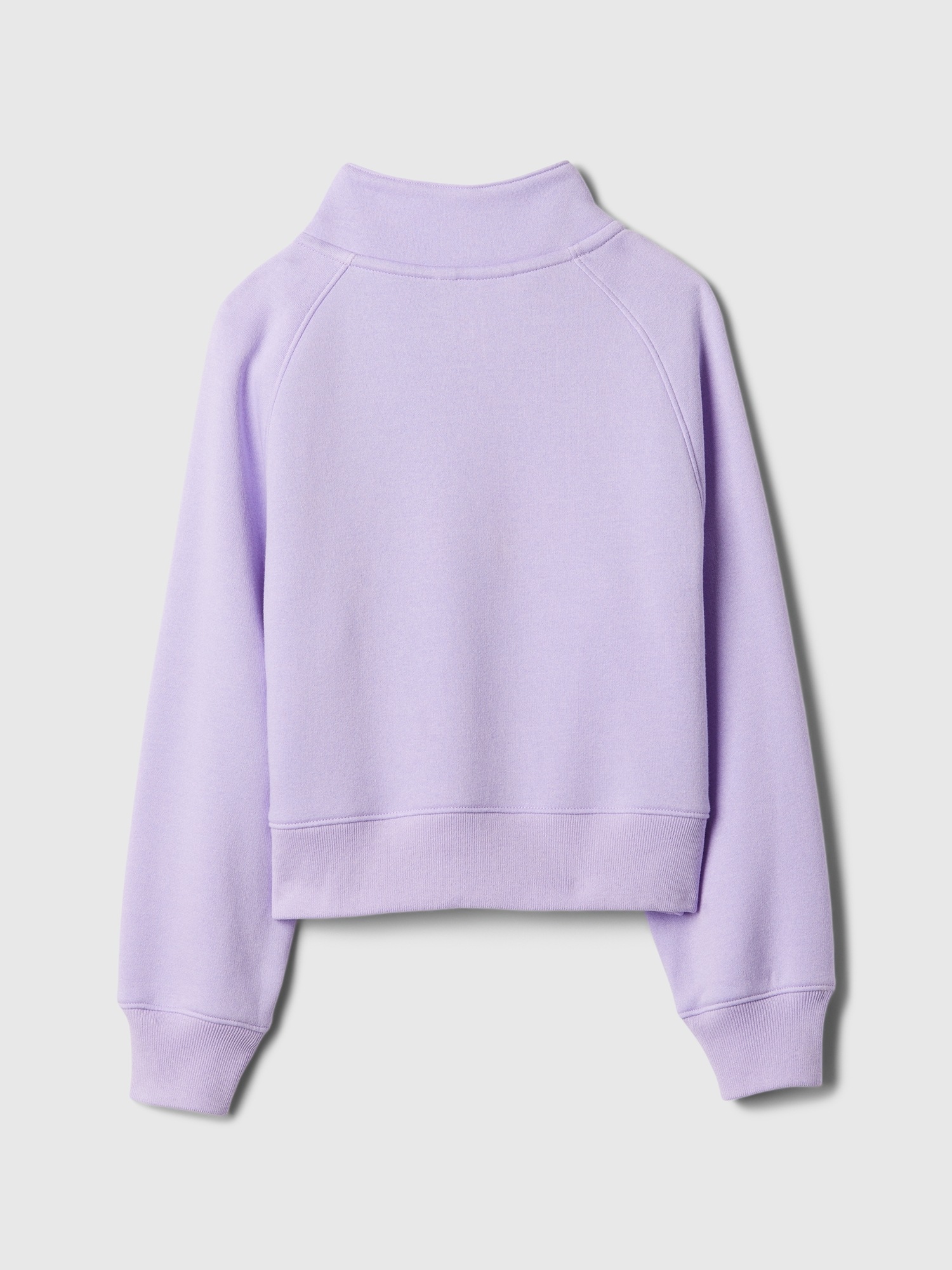 PURPLE HIGH COLLAR SWEATSHIRT, CHILD