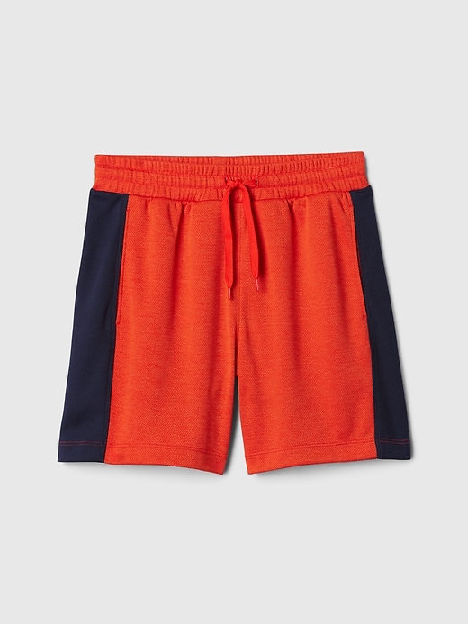Image number 1 showing, GapFit Kids Colorblock Mesh Shorts