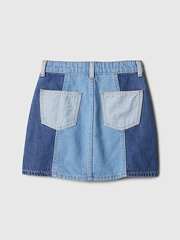 Kids Pieced Denim Skirt | Gap Factory