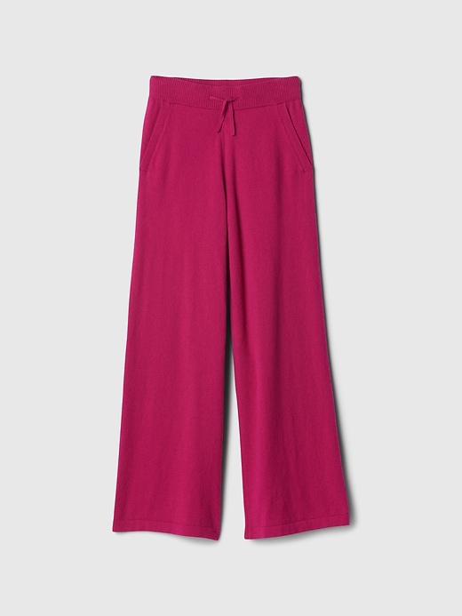 Image number 1 showing, Kids CashSoft Relaxed Wide-Leg Pants