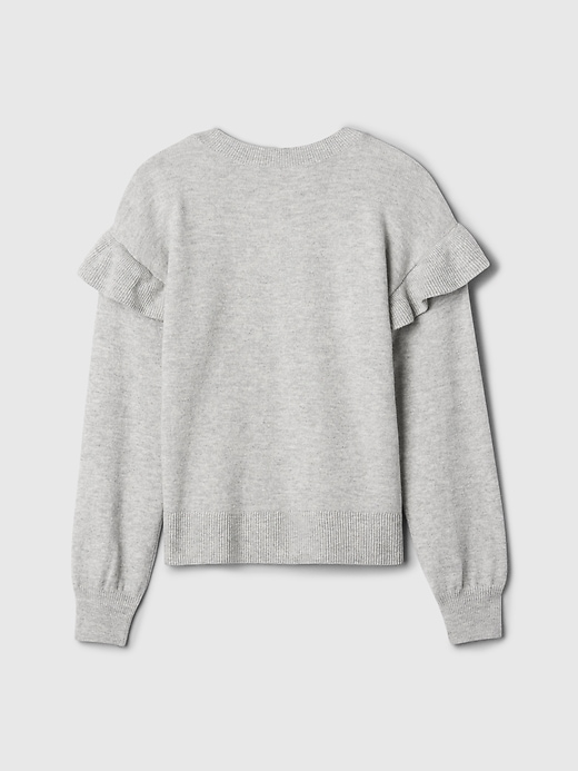 Image number 2 showing, Kids CashSoft Ruffle Sweater