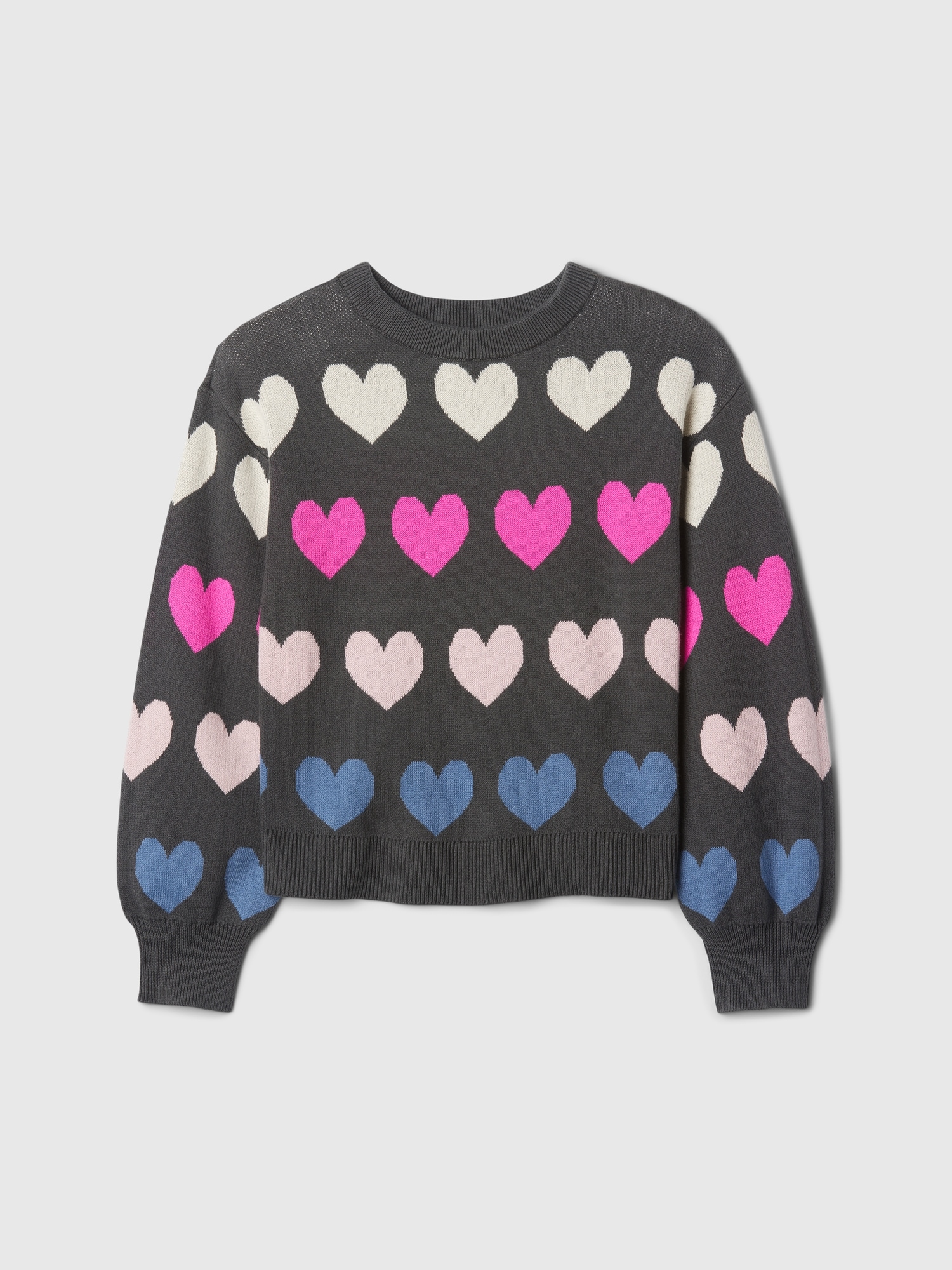 Heart cable knit set