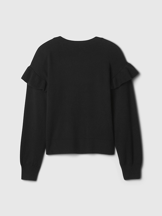 Image number 2 showing, Kids CashSoft Ruffle Sweater