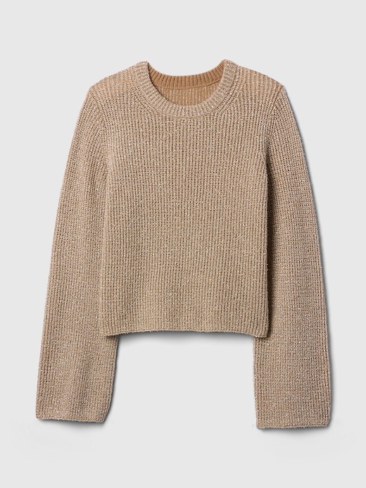Image number 5 showing, 100% Recycled Relaxed Shine Eyelash Sweater