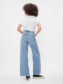 High Rise Drapey Soft Wide-Leg Jeans