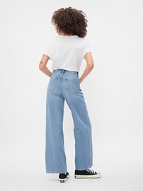 High Rise Drapey Soft Wide-Leg Jeans