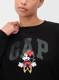 Disney Oversized Minnie Mouse Logo Sweatshirt